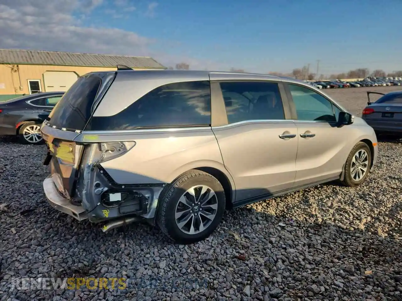 3 Photograph of a damaged car 5FNRL6H79NB050147 HONDA ODYSSEY 2022