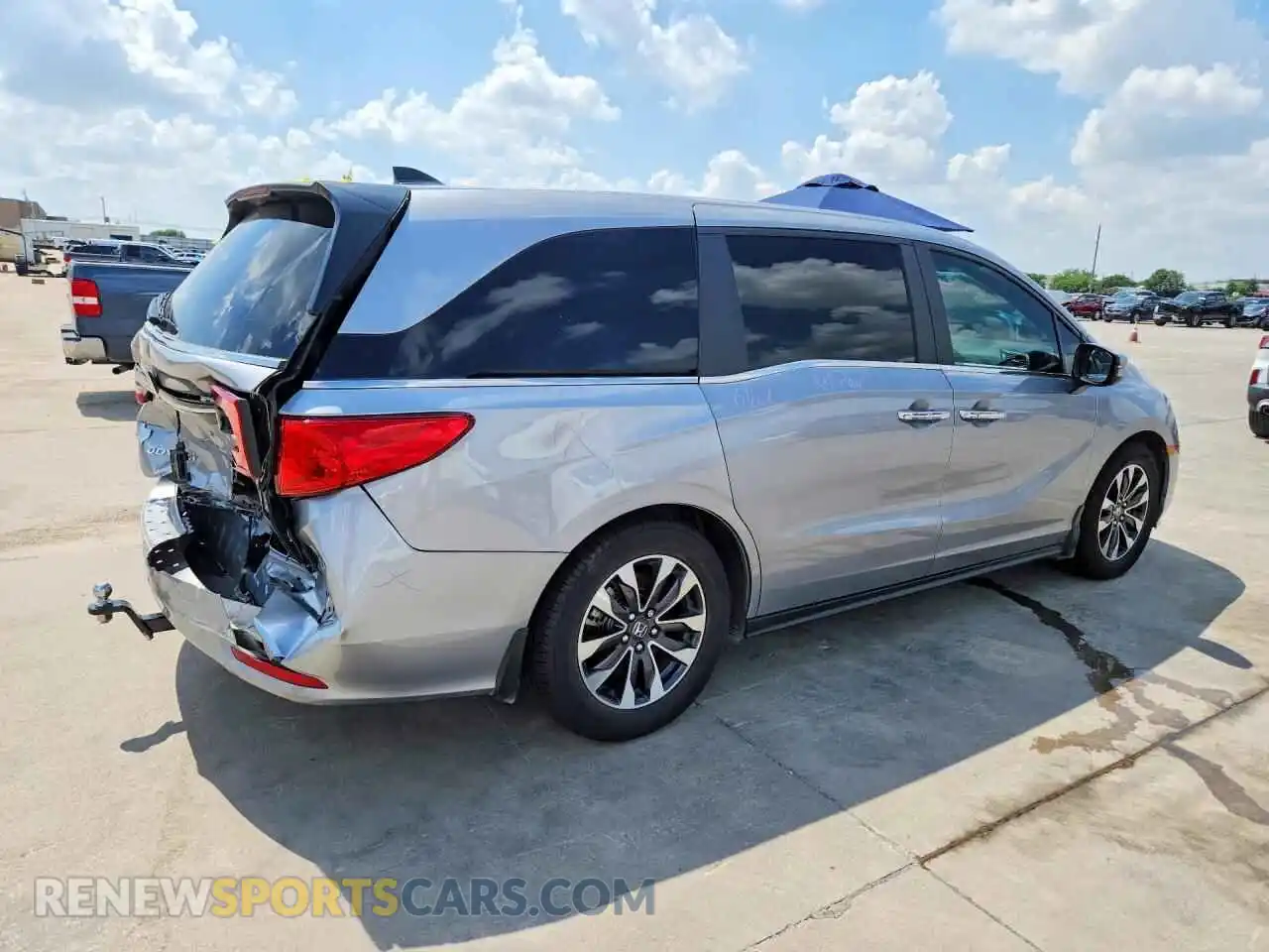 3 Фотография поврежденного автомобиля 5FNRL6H79NB051802 HONDA ODYSSEY 2022