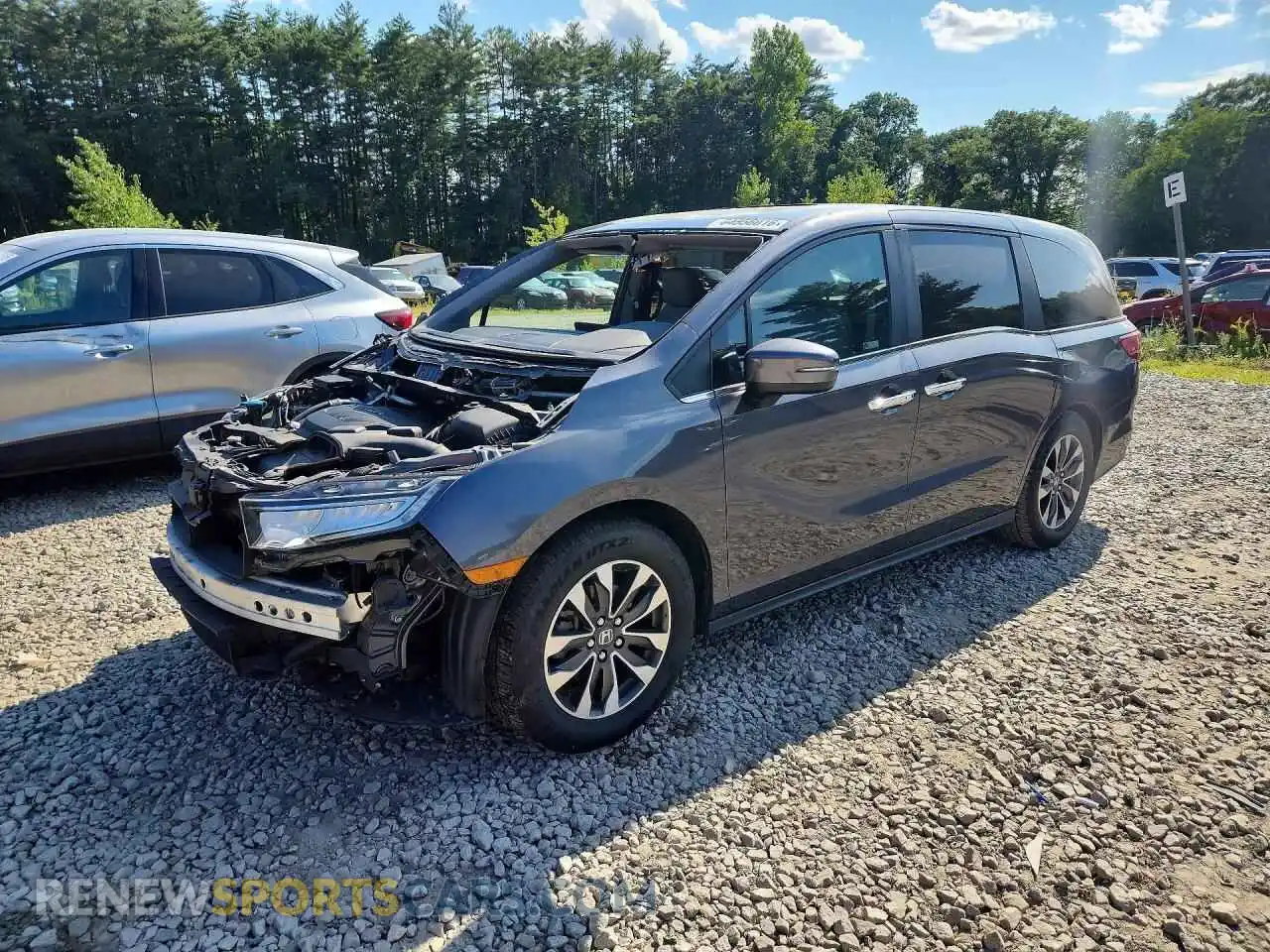 1 Фотография поврежденного автомобиля 5FNRL6H79NB052495 HONDA ODYSSEY 2022