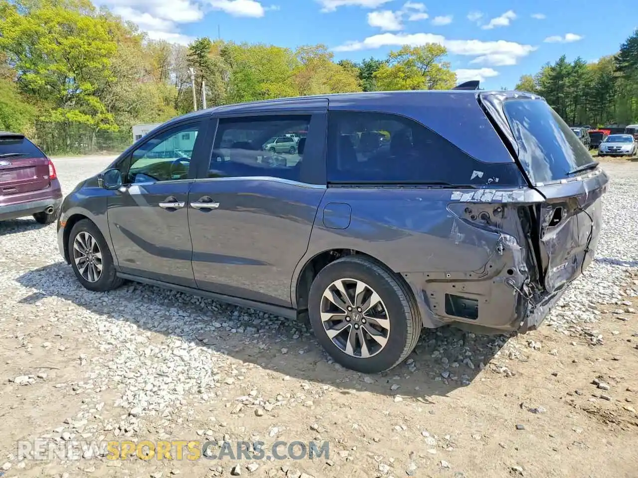 2 Фотография поврежденного автомобиля 5FNRL6H79NB063903 HONDA ODYSSEY 2022