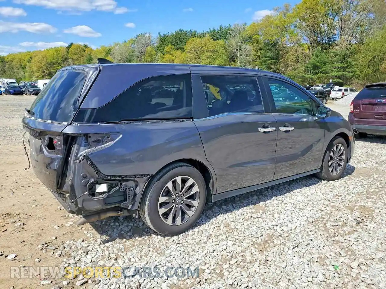 3 Фотография поврежденного автомобиля 5FNRL6H79NB063903 HONDA ODYSSEY 2022