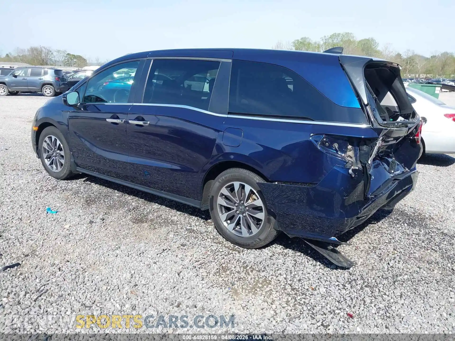 3 fotografías del automóvil dañado 5FNRL6H7XNB013799 HONDA ODYSSEY 2022