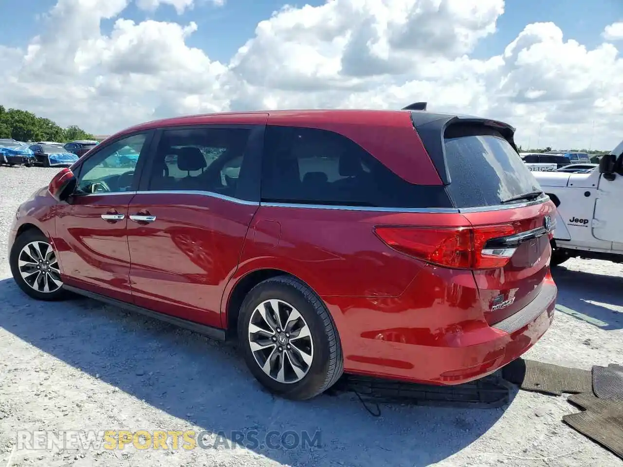 2 Фотография поврежденного автомобиля 5FNRL6H7XNB034359 HONDA ODYSSEY 2022