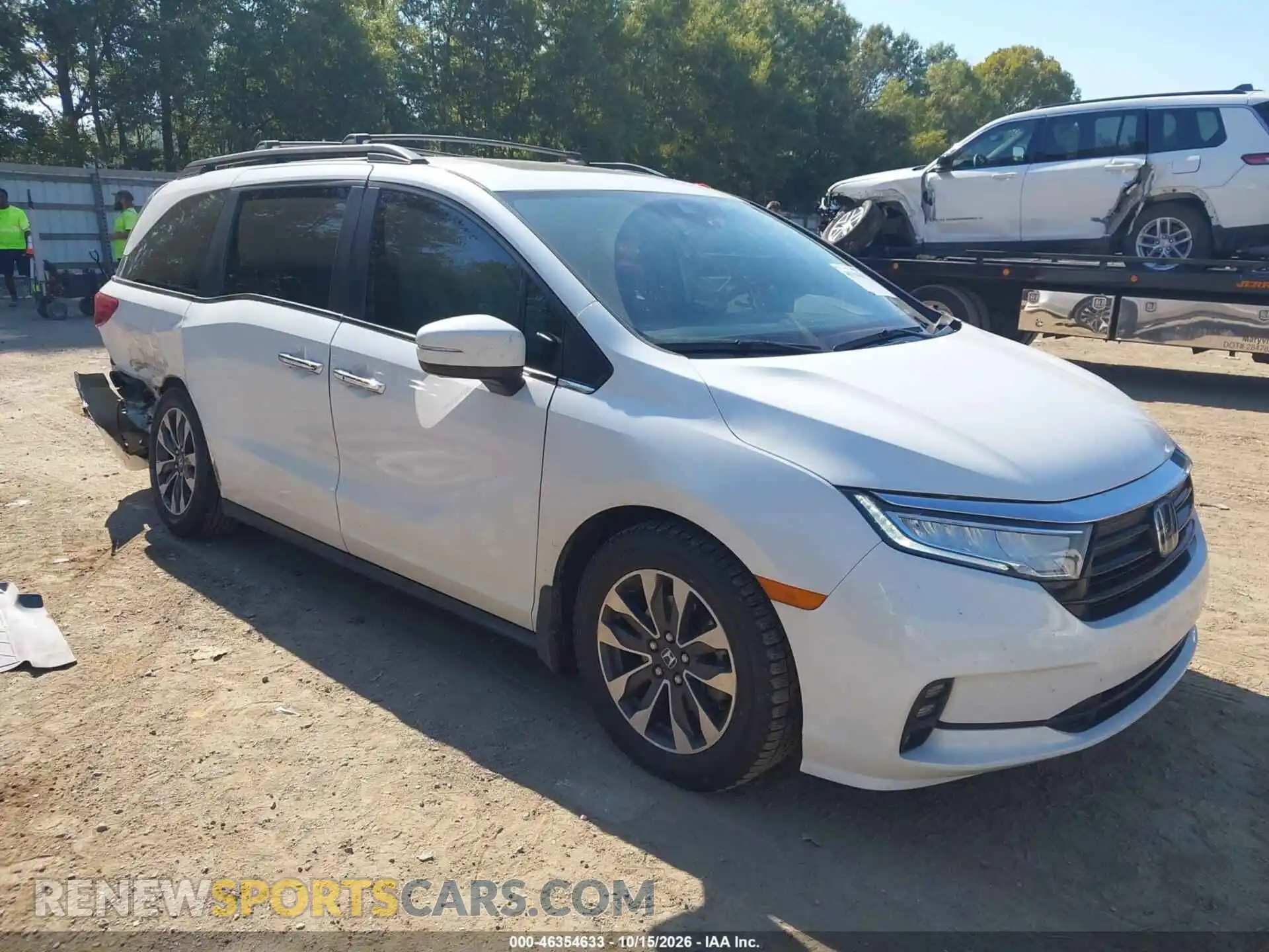 1 Photograph of a damaged car 5FNRL6H7XNB040503 HONDA ODYSSEY 2022