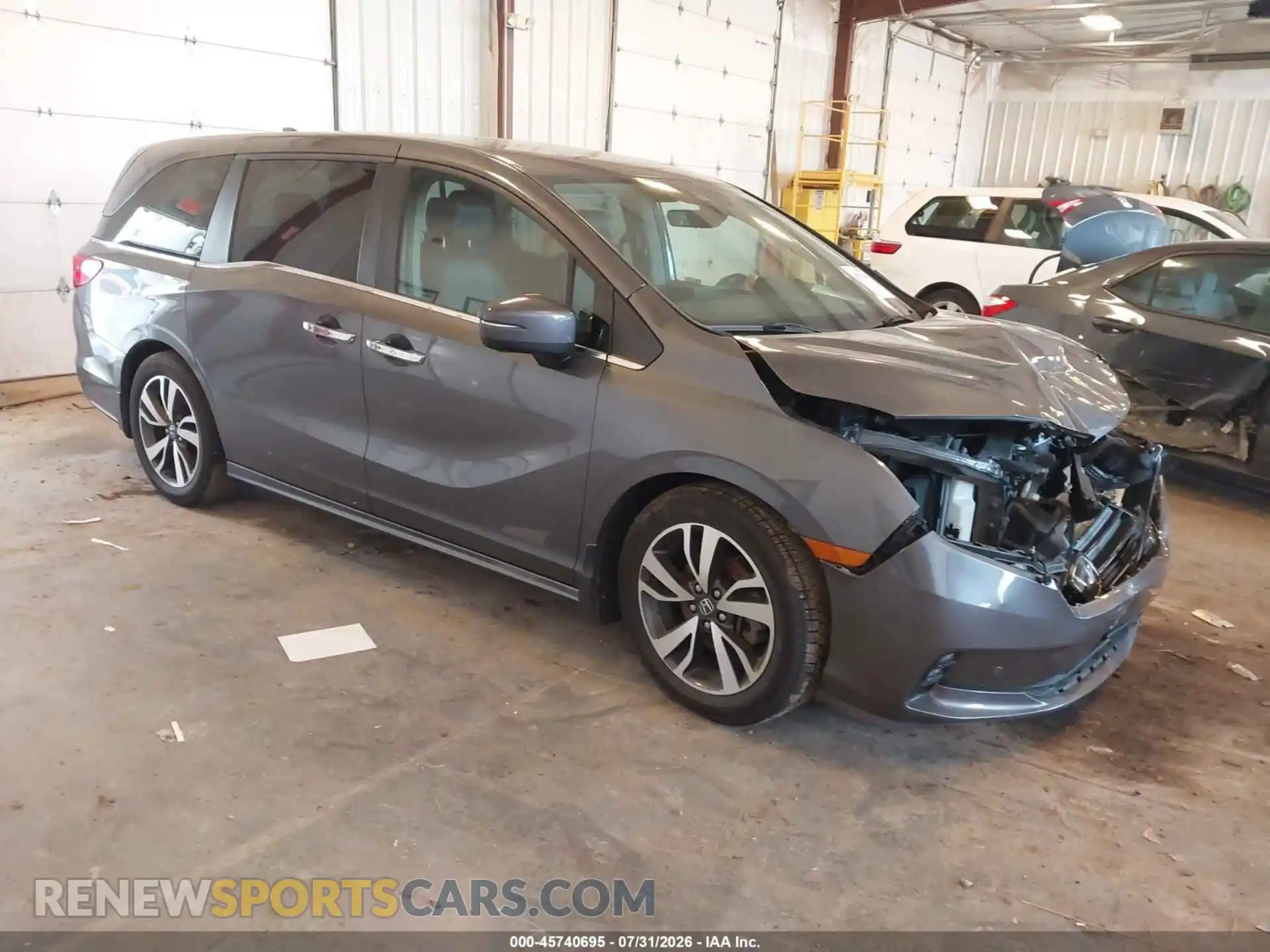 1 Фотография поврежденного автомобиля 5FNRL6H80NB002285 HONDA ODYSSEY 2022