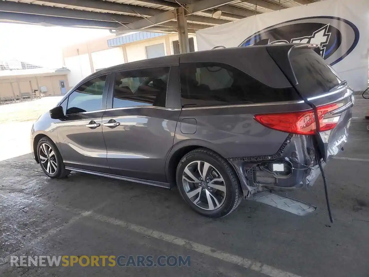 2 Фотография поврежденного автомобиля 5FNRL6H80NB015540 HONDA ODYSSEY 2022