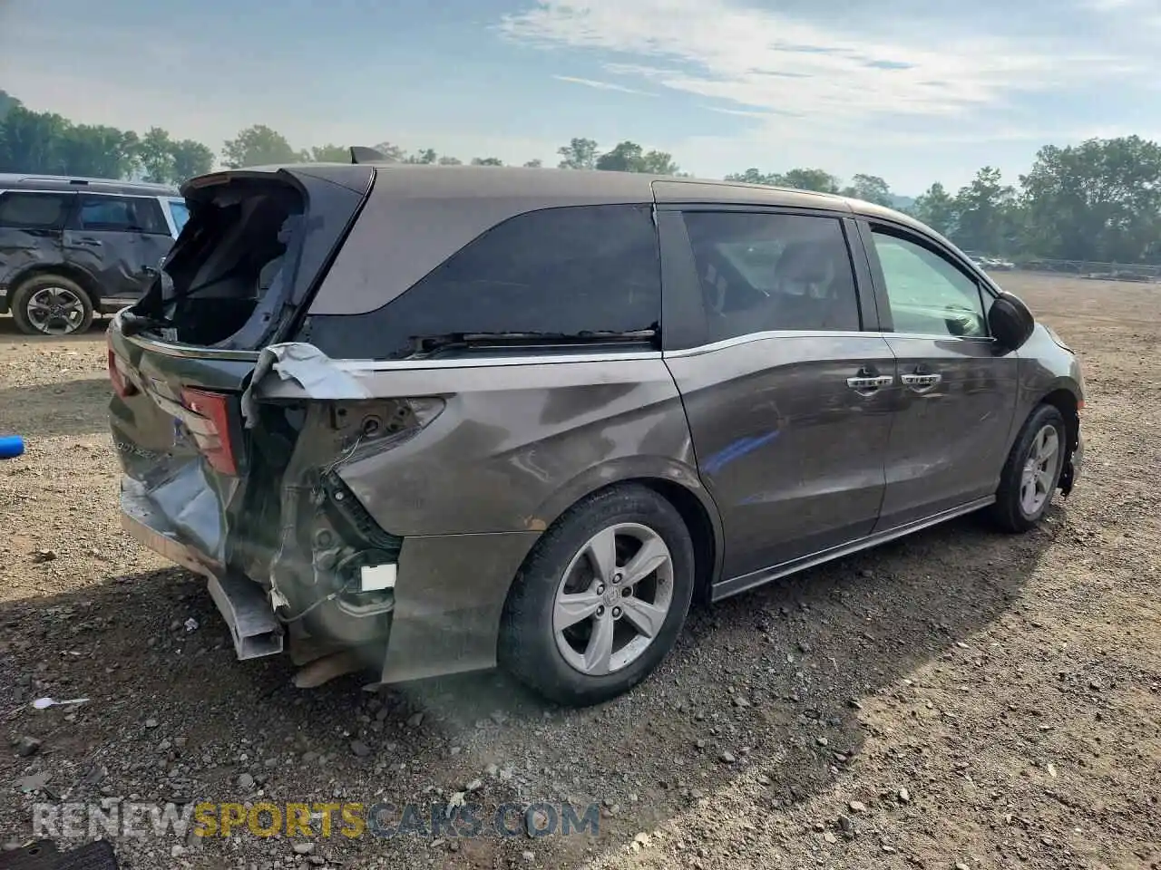 3 Photograph of a damaged car 5FNRL6H80NB016607 HONDA ODYSSEY 2022