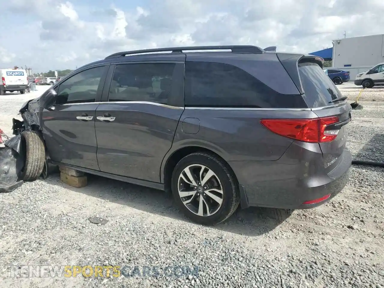 2 Photograph of a damaged car 5FNRL6H80NB018308 HONDA ODYSSEY 2022