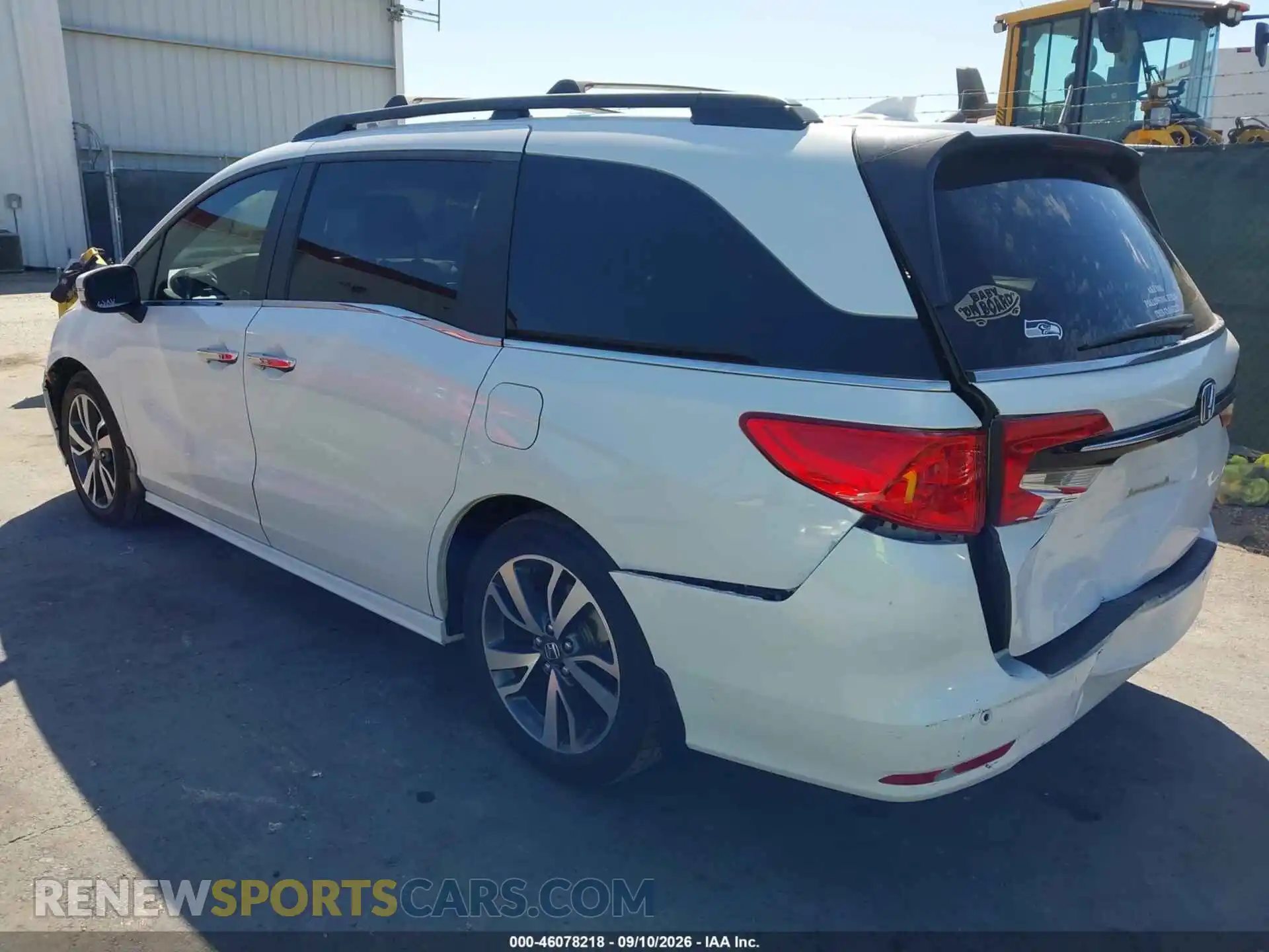3 fotografías del automóvil dañado 5FNRL6H80NB024867 HONDA ODYSSEY 2022