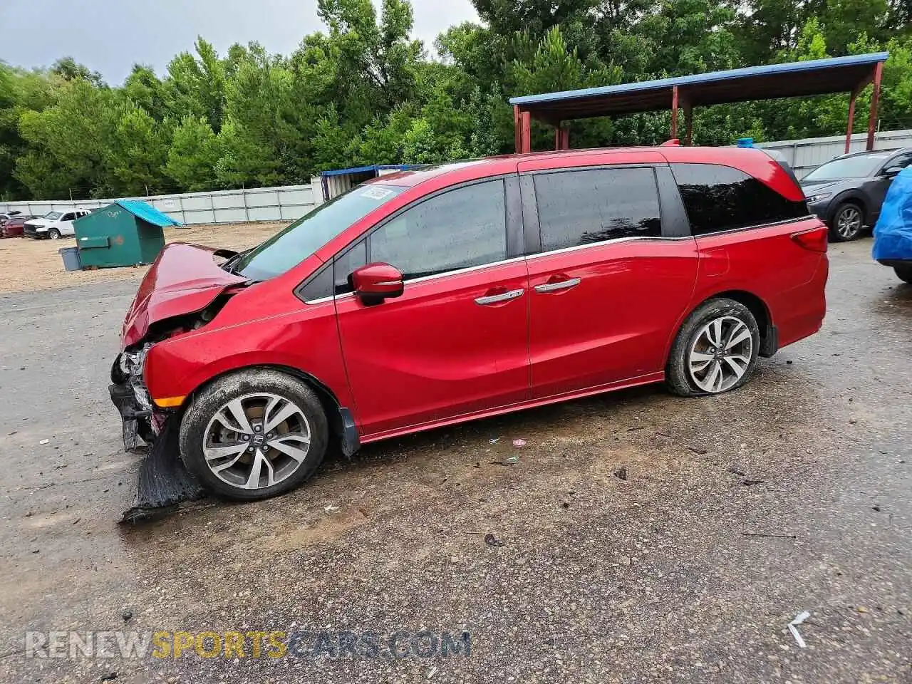 1 Фотография поврежденного автомобиля 5FNRL6H80NB053768 HONDA ODYSSEY 2022