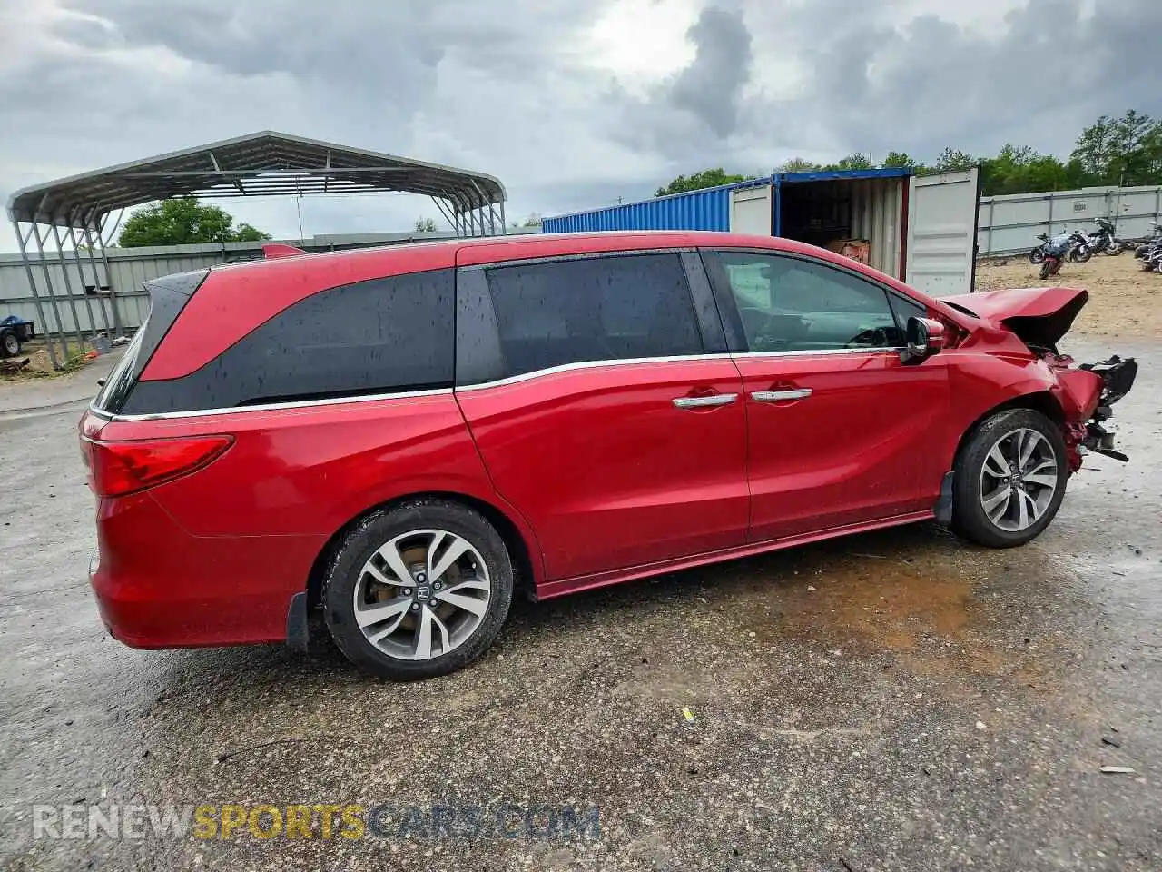 3 Фотография поврежденного автомобиля 5FNRL6H80NB053768 HONDA ODYSSEY 2022