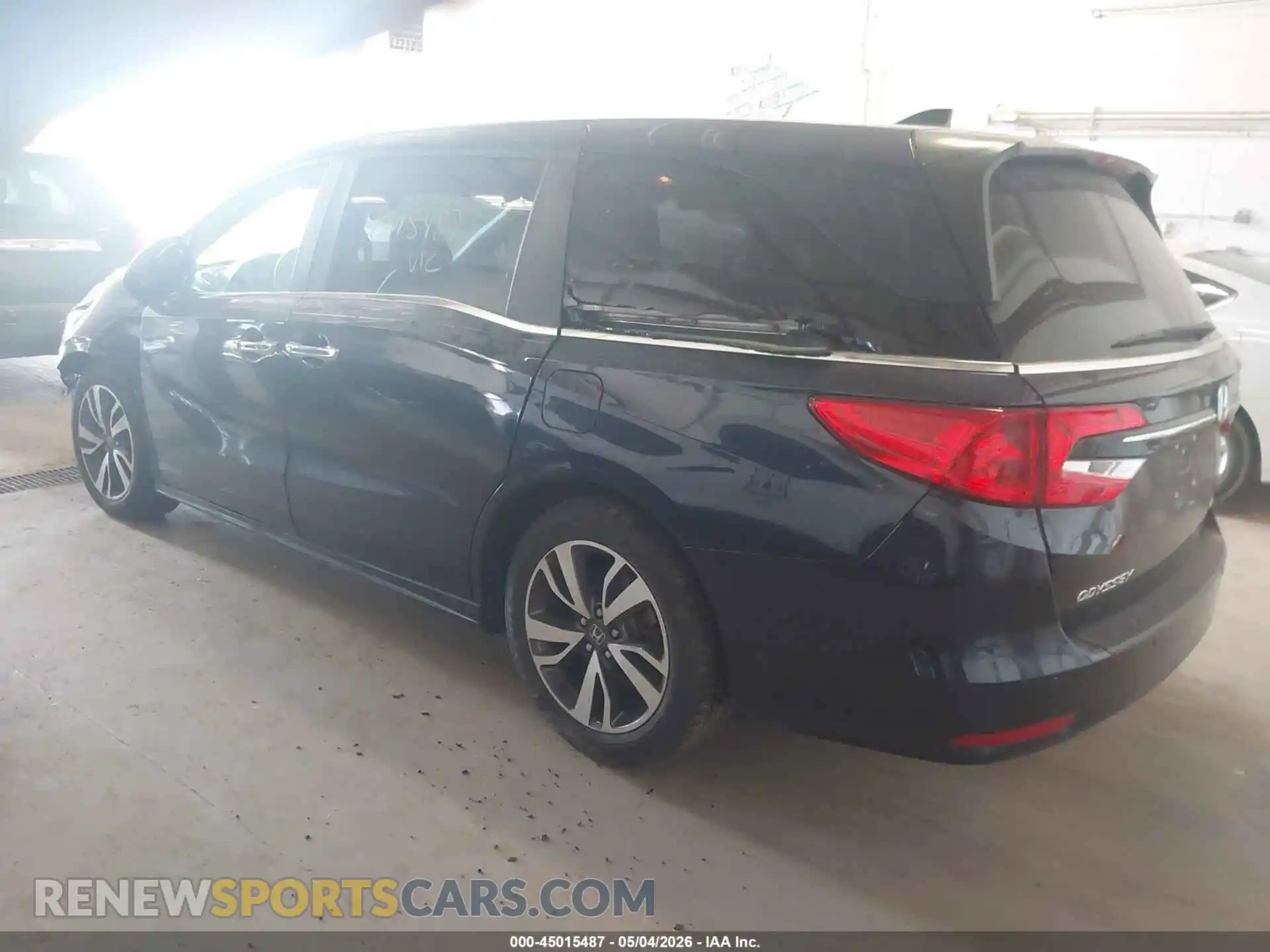 3 Фотография поврежденного автомобиля 5FNRL6H81NB001596 HONDA ODYSSEY 2022