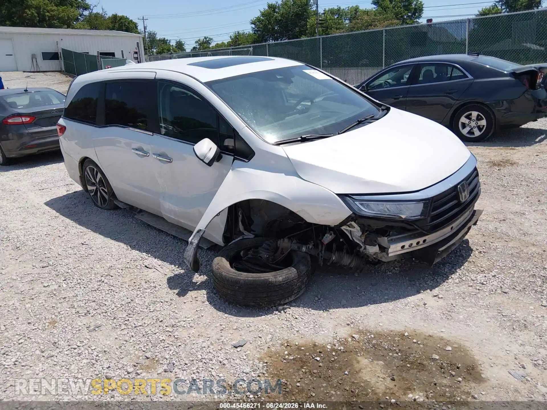 1 fotografías del automóvil dañado 5FNRL6H81NB040639 HONDA ODYSSEY 2022