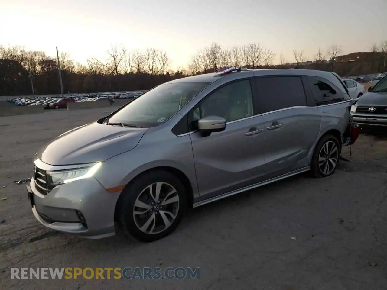 1 fotografías del automóvil dañado 5FNRL6H81NB048692 HONDA ODYSSEY 2022