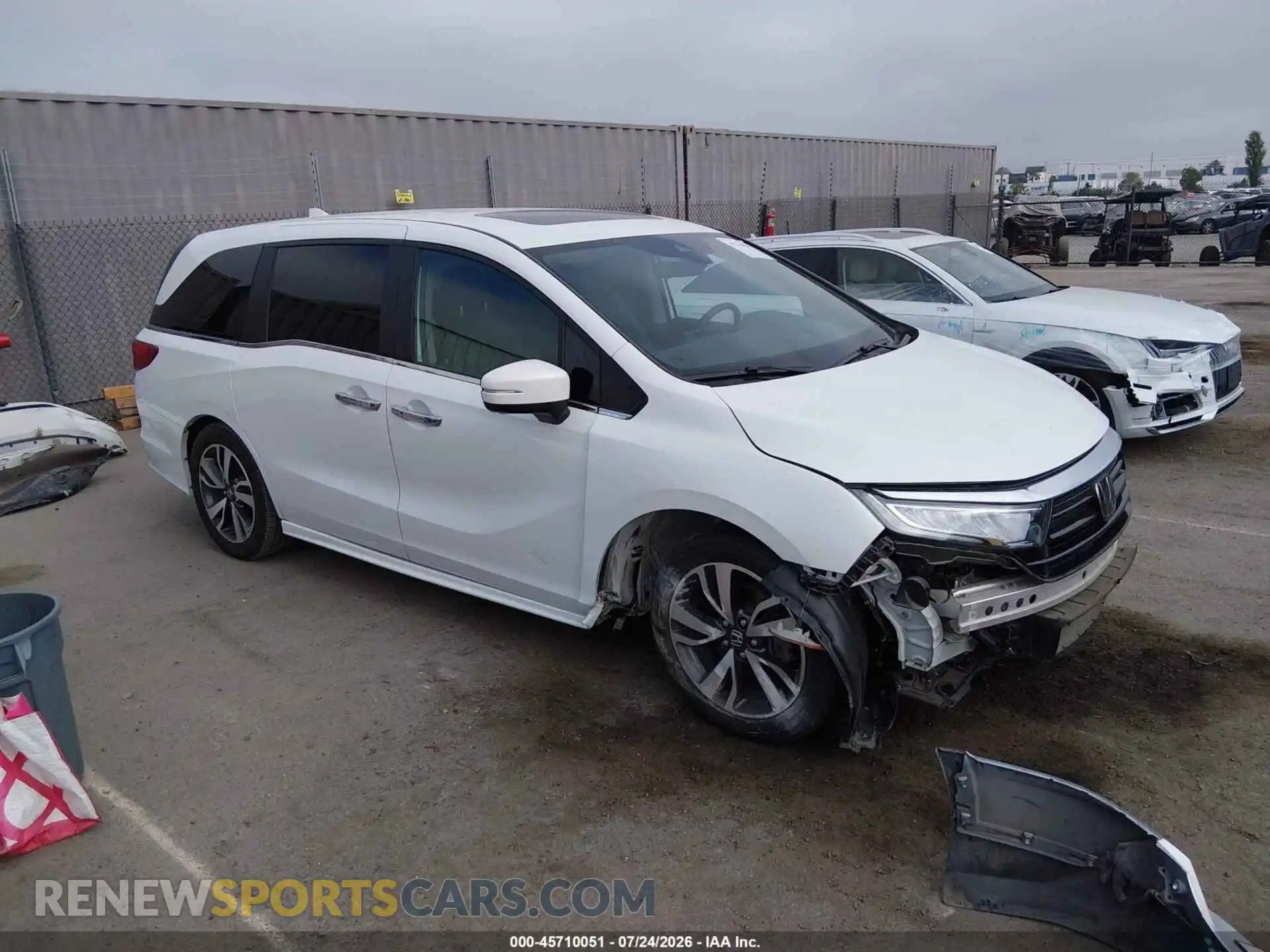 1 Фотография поврежденного автомобиля 5FNRL6H81NB056484 HONDA ODYSSEY 2022