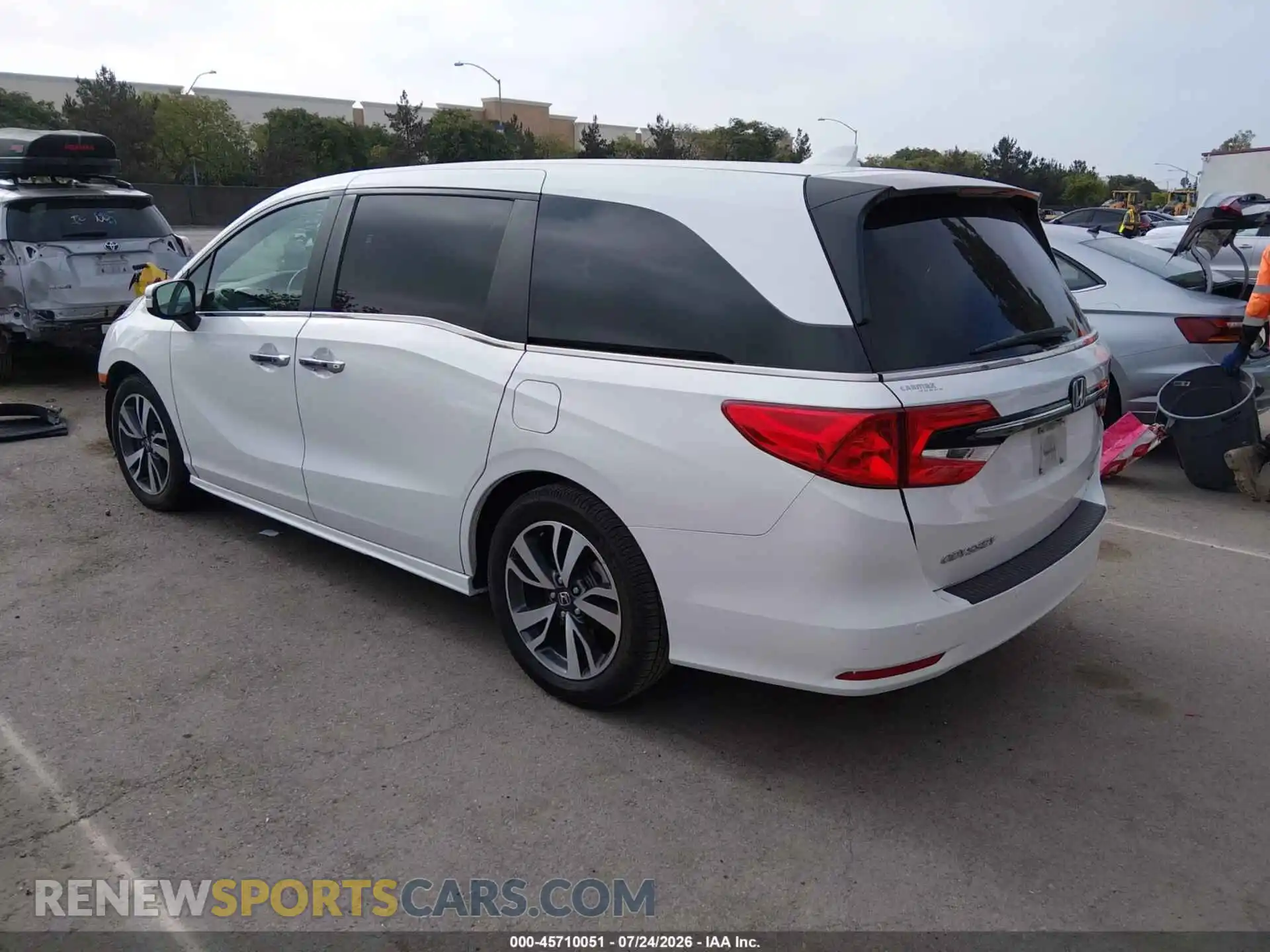 3 Фотография поврежденного автомобиля 5FNRL6H81NB056484 HONDA ODYSSEY 2022