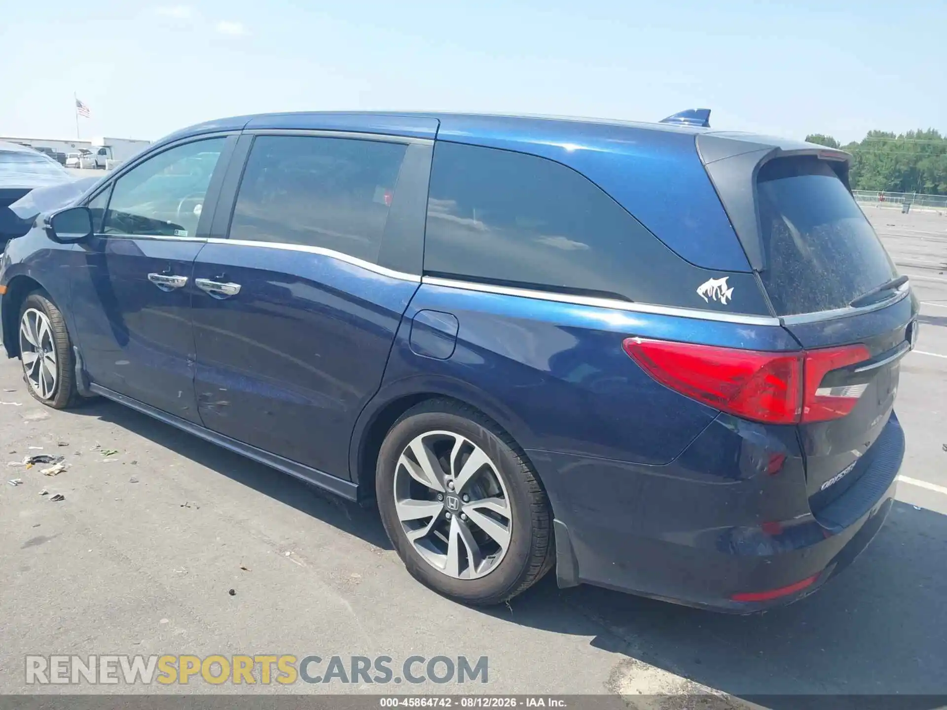 3 Фотография поврежденного автомобиля 5FNRL6H81NB057604 HONDA ODYSSEY 2022