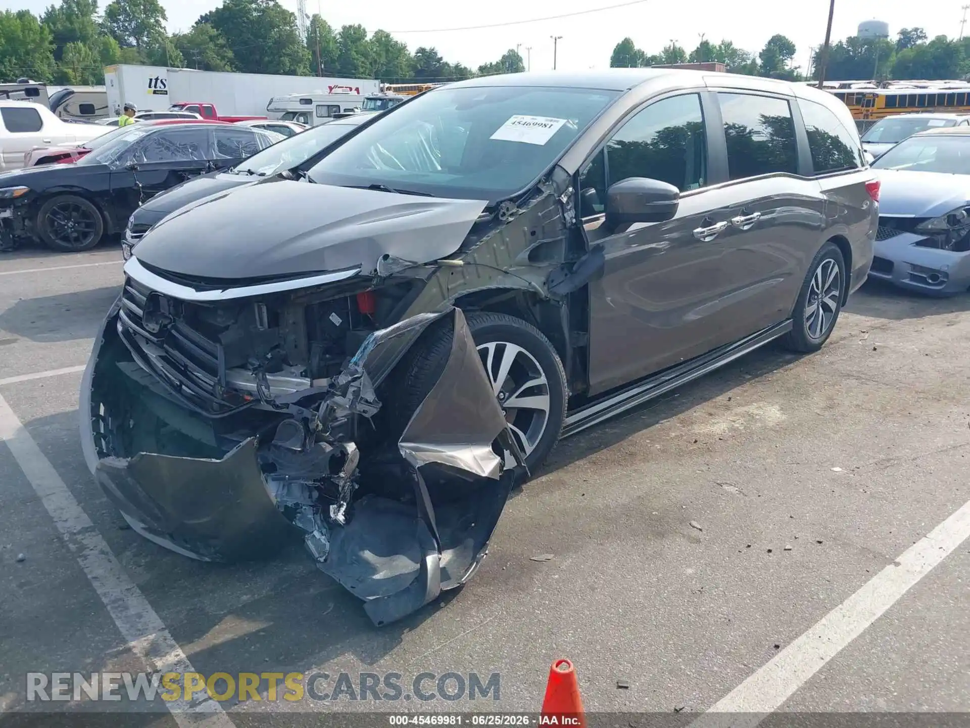 2 Фотография поврежденного автомобиля 5FNRL6H82NB038446 HONDA ODYSSEY 2022