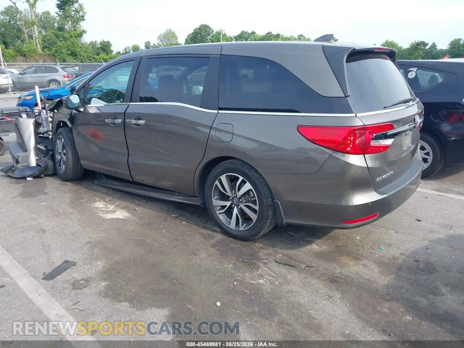 3 Фотография поврежденного автомобиля 5FNRL6H82NB038446 HONDA ODYSSEY 2022