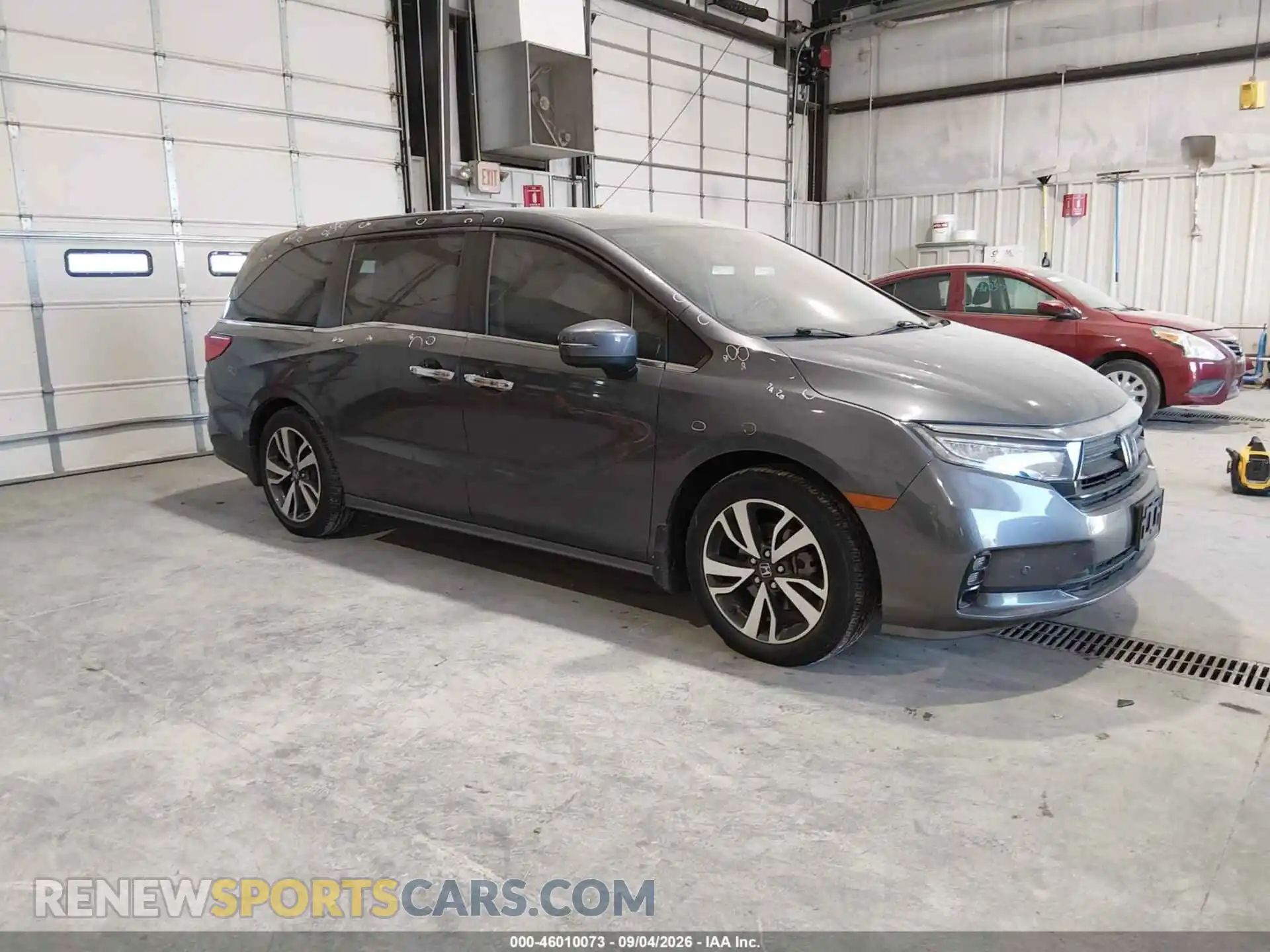 1 fotografías del automóvil dañado 5FNRL6H82NB038785 HONDA ODYSSEY 2022