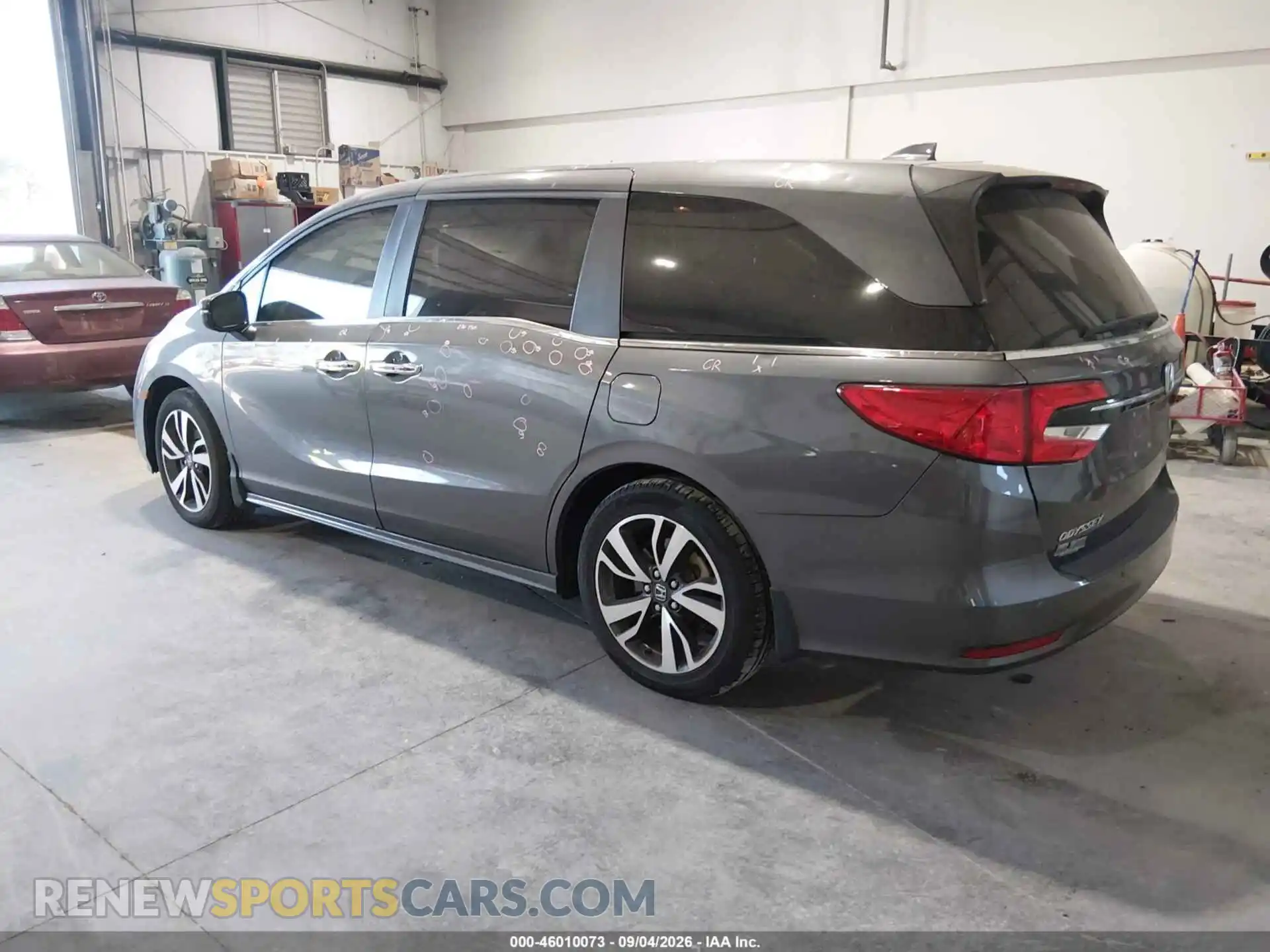 3 fotografías del automóvil dañado 5FNRL6H82NB038785 HONDA ODYSSEY 2022