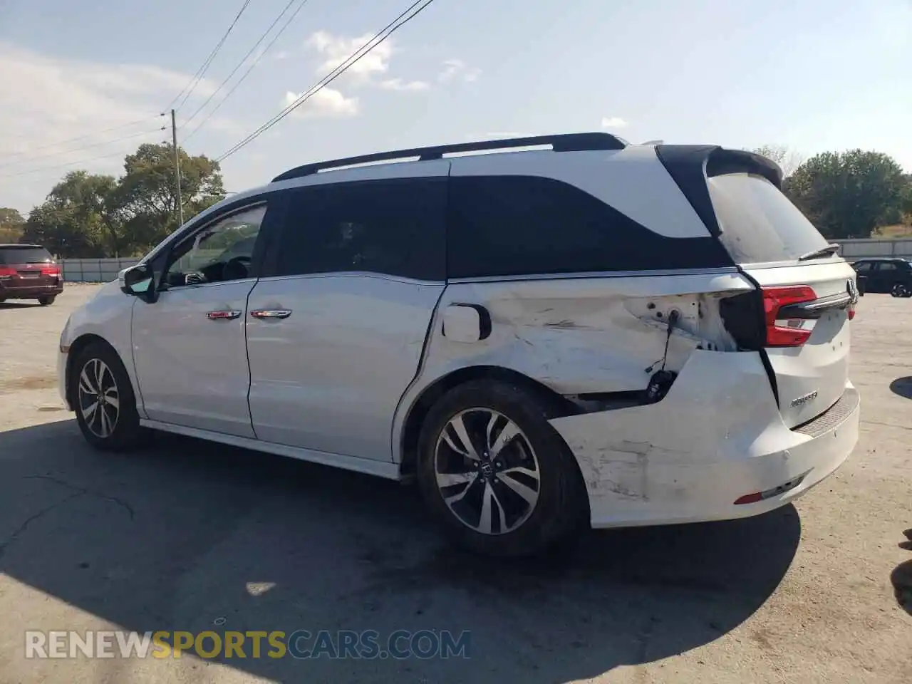 2 Photograph of a damaged car 5FNRL6H82NB051715 HONDA ODYSSEY 2022