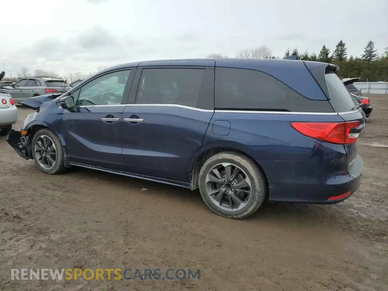 2 Photograph of a damaged car 5FNRL6H82NB502819 HONDA ODYSSEY 2022
