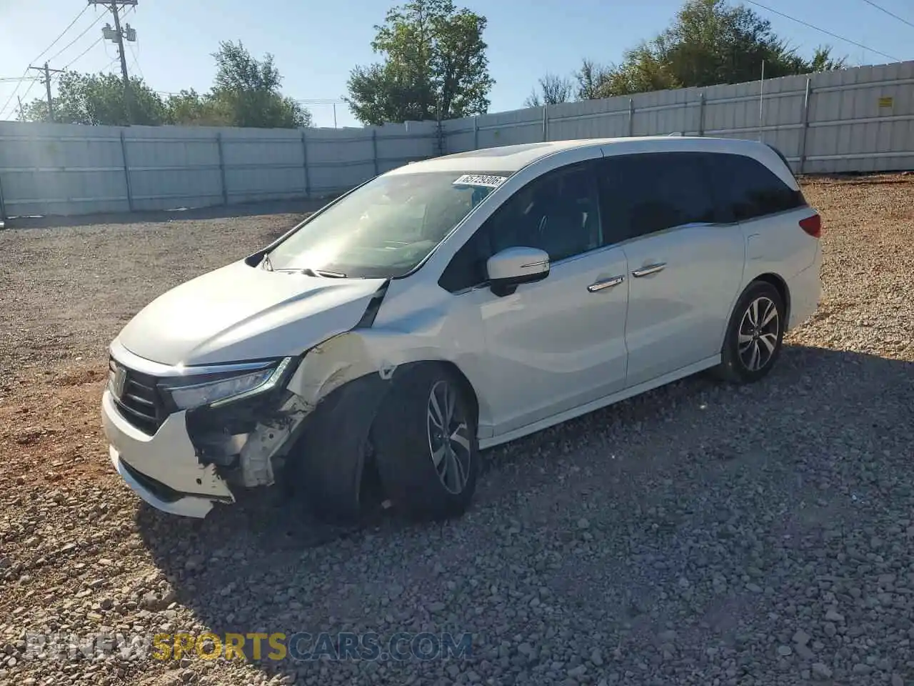 1 Фотография поврежденного автомобиля 5FNRL6H83NB016083 HONDA ODYSSEY 2022