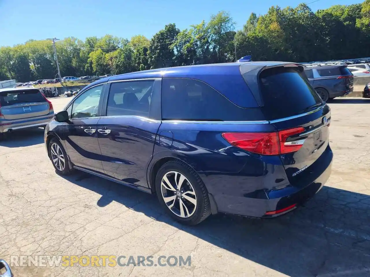 2 Photograph of a damaged car 5FNRL6H83NB044708 HONDA ODYSSEY 2022