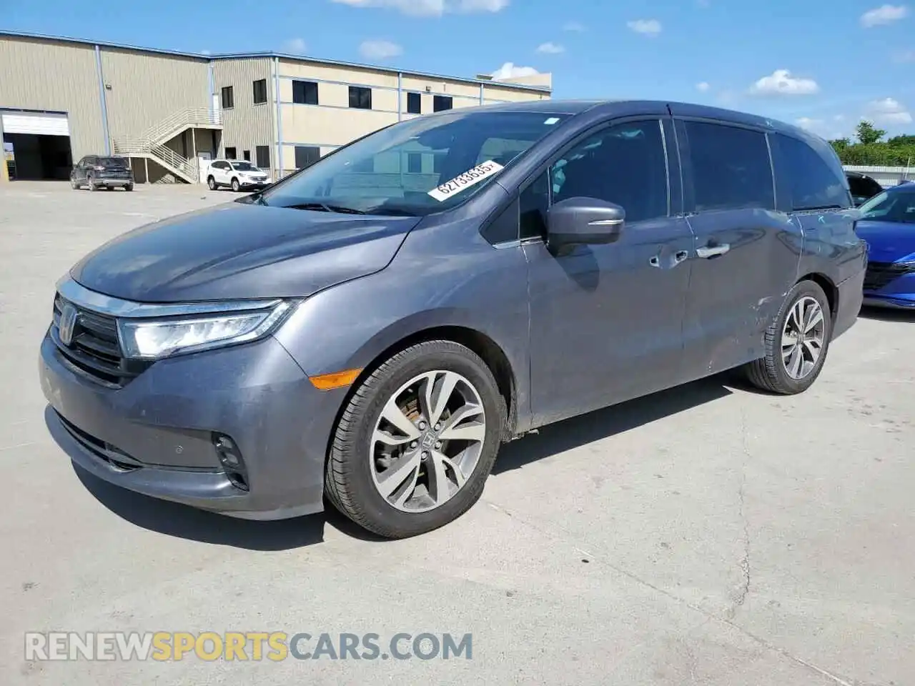1 Photograph of a damaged car 5FNRL6H83NB049794 HONDA ODYSSEY 2022