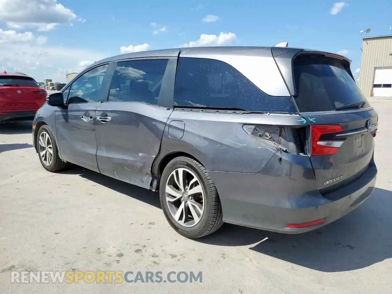 2 Photograph of a damaged car 5FNRL6H83NB049794 HONDA ODYSSEY 2022