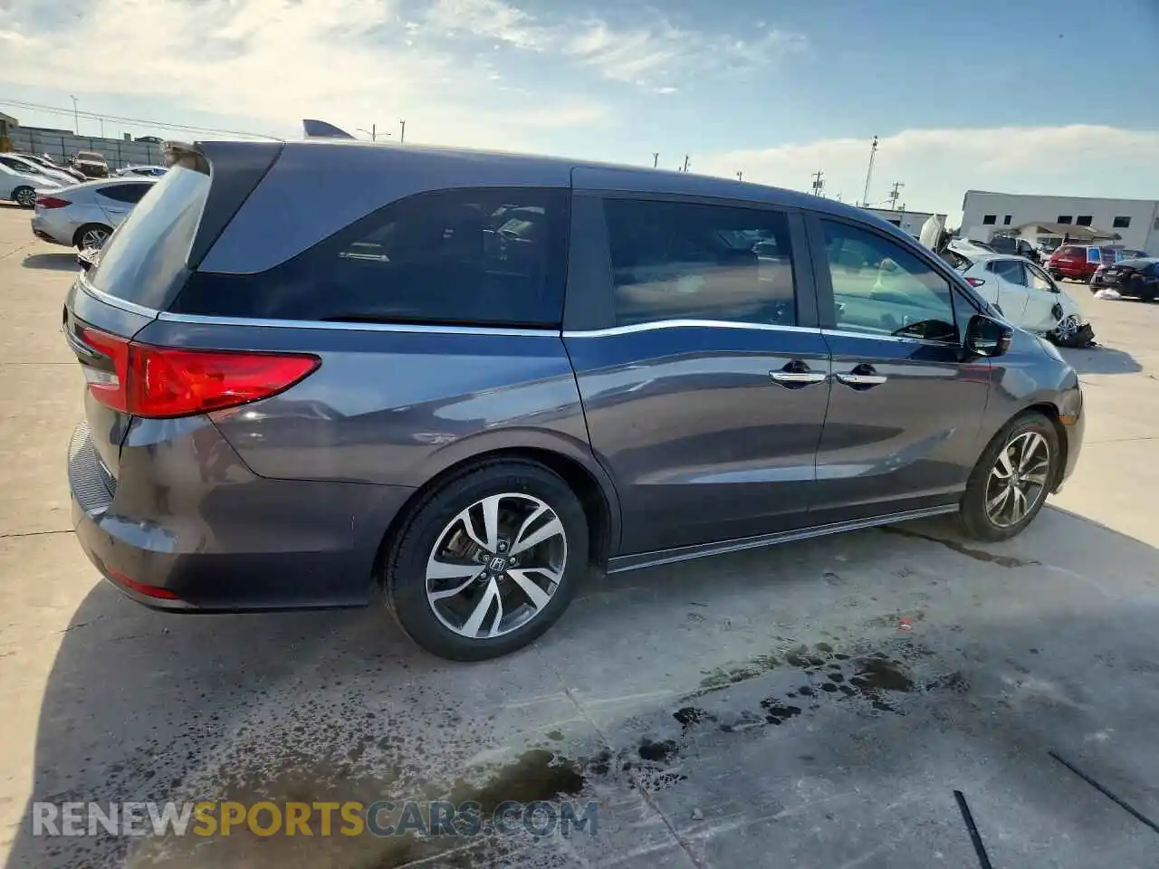 3 fotografías del automóvil dañado 5FNRL6H84NB043826 HONDA ODYSSEY 2022