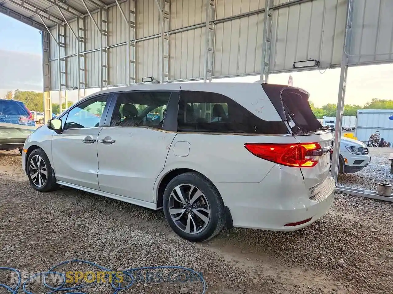 2 Фотография поврежденного автомобиля 5FNRL6H84NB049481 HONDA ODYSSEY 2022