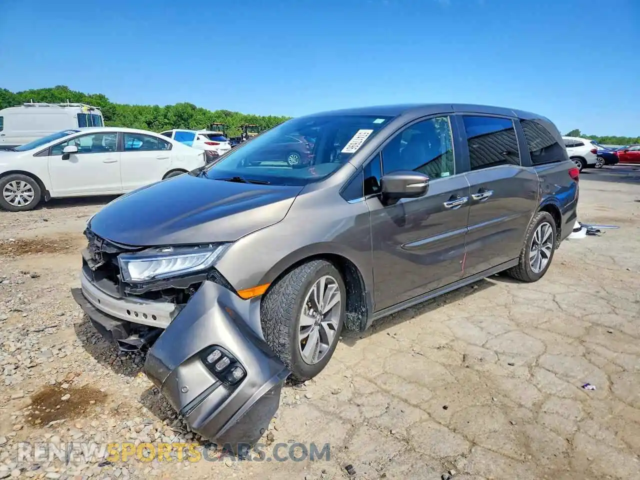 1 Фотография поврежденного автомобиля 5FNRL6H84NB054129 HONDA ODYSSEY 2022