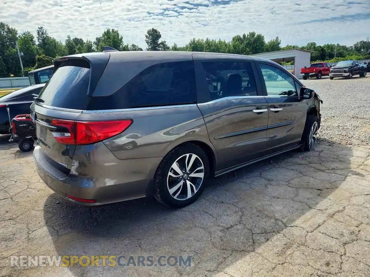 3 Фотография поврежденного автомобиля 5FNRL6H84NB054129 HONDA ODYSSEY 2022