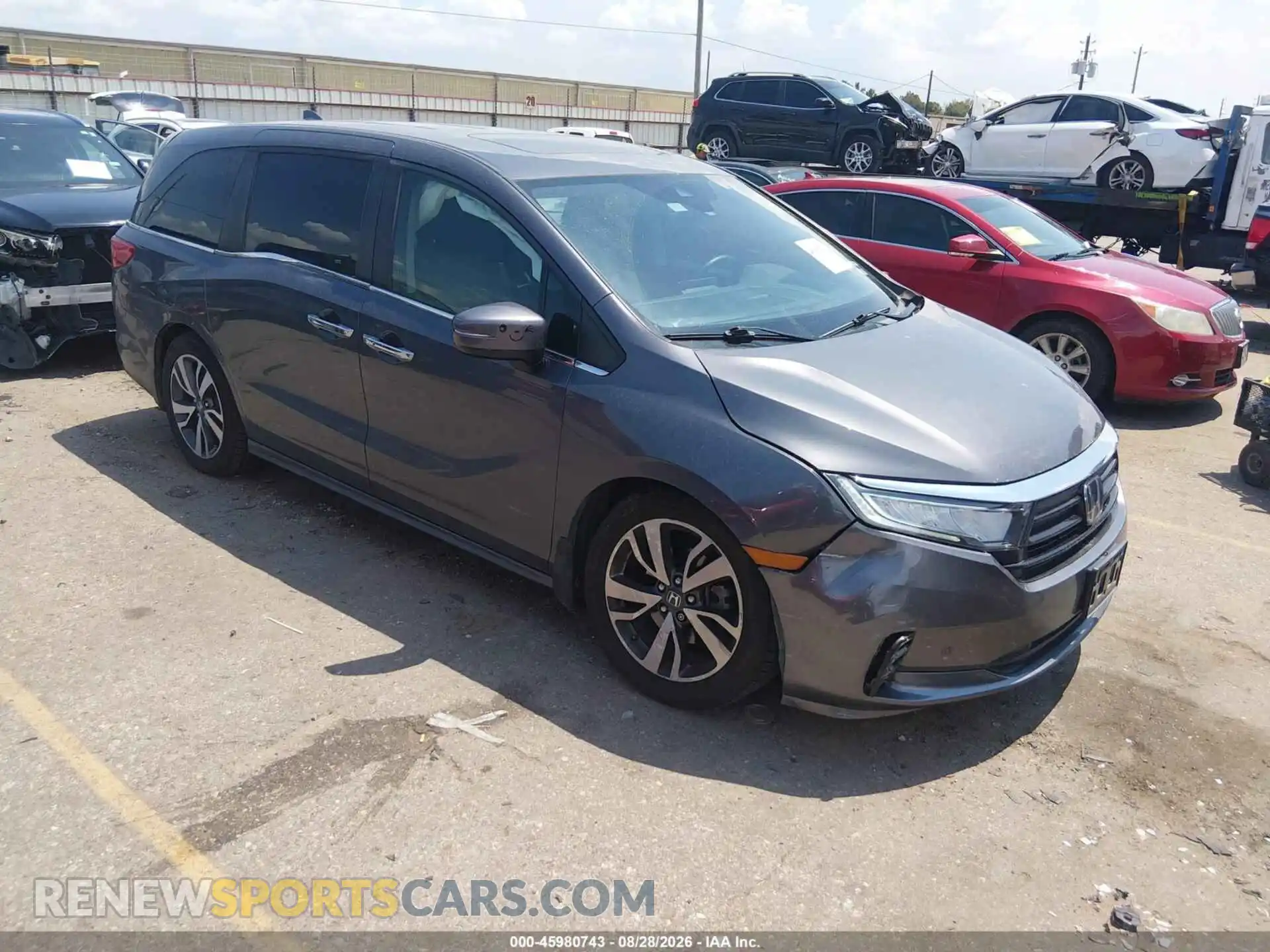 1 Фотография поврежденного автомобиля 5FNRL6H84NB056348 HONDA ODYSSEY 2022