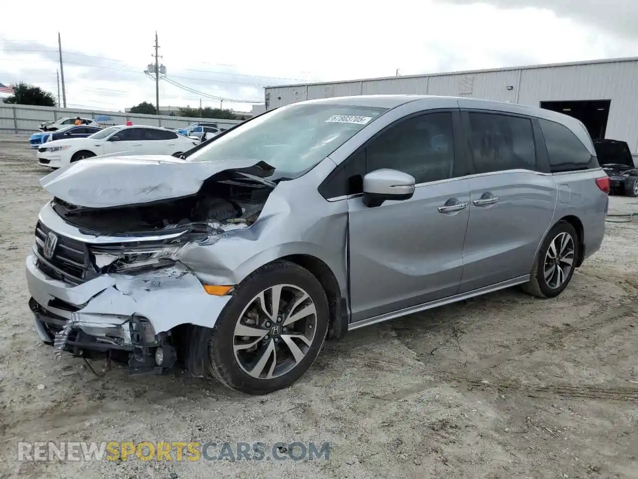 1 Photograph of a damaged car 5FNRL6H85NB005361 HONDA ODYSSEY 2022