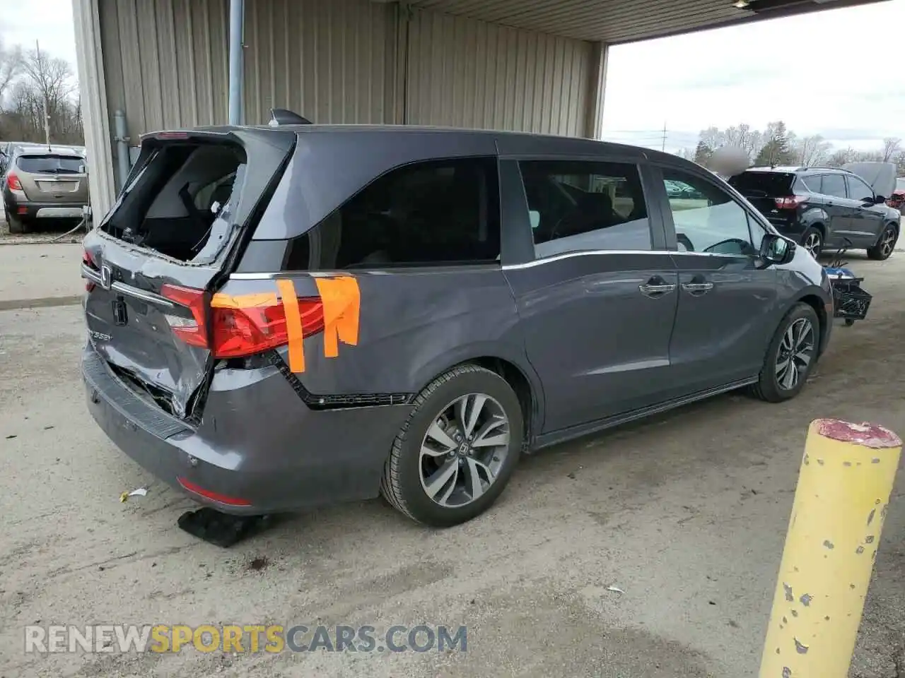 3 Photograph of a damaged car 5FNRL6H85NB023052 HONDA ODYSSEY 2022