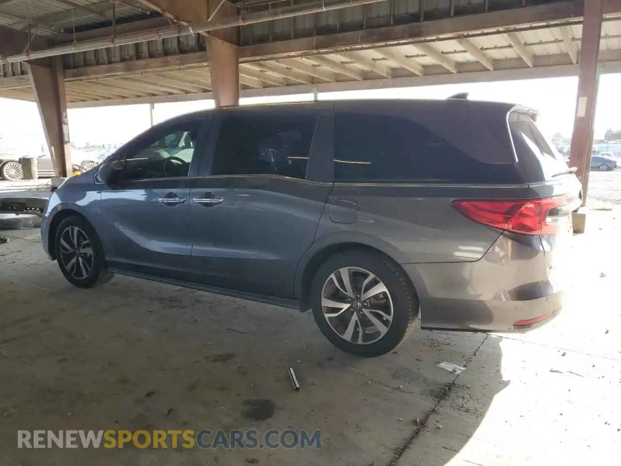 2 fotografías del automóvil dañado 5FNRL6H85NB043785 HONDA ODYSSEY 2022