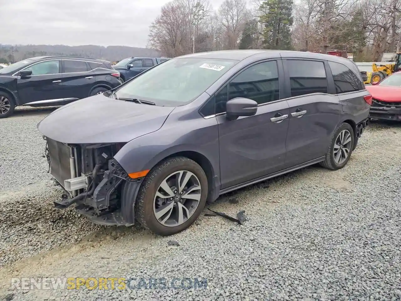 1 Photograph of a damaged car 5FNRL6H85NB047349 HONDA ODYSSEY 2022