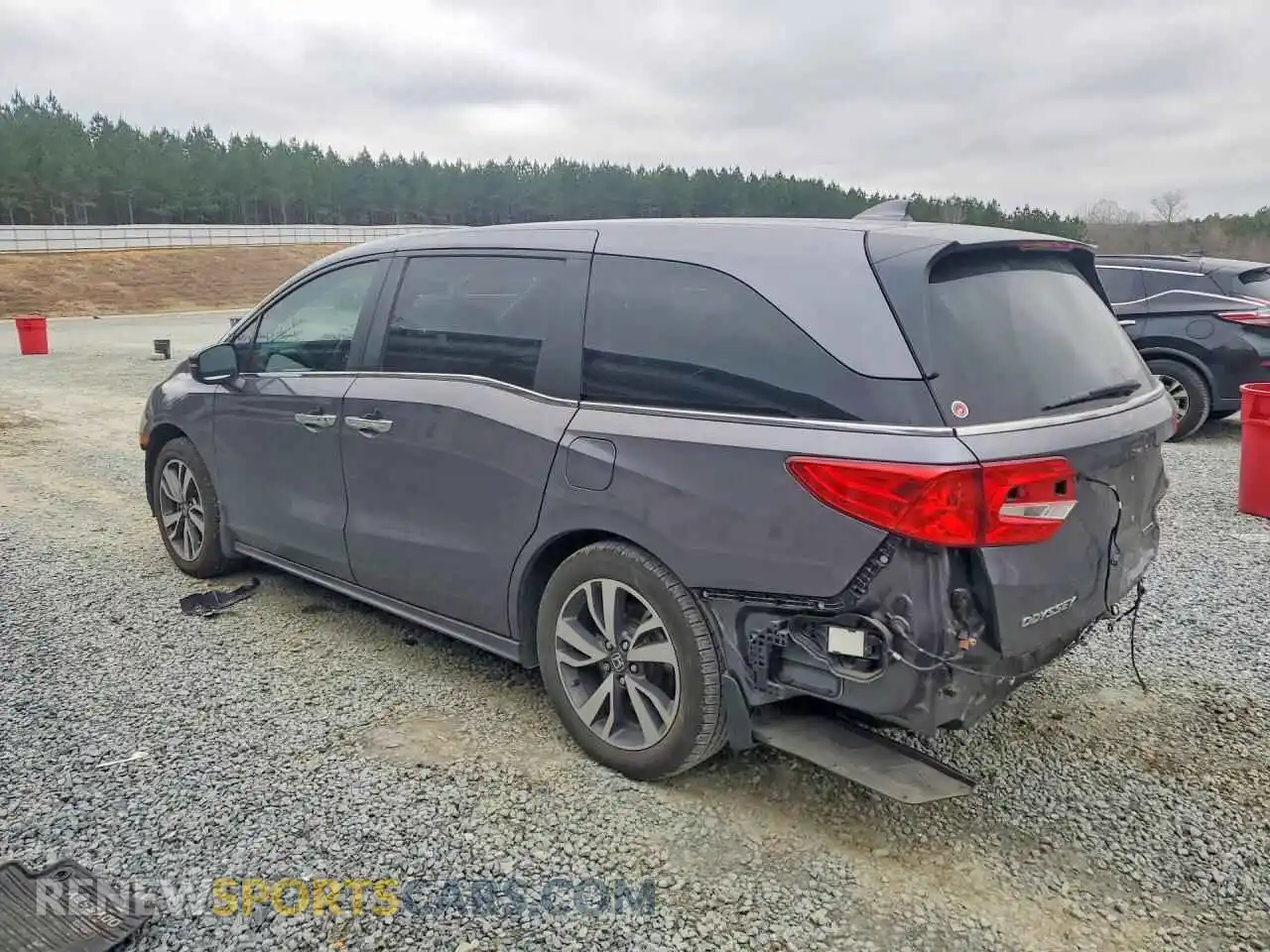 2 Photograph of a damaged car 5FNRL6H85NB047349 HONDA ODYSSEY 2022