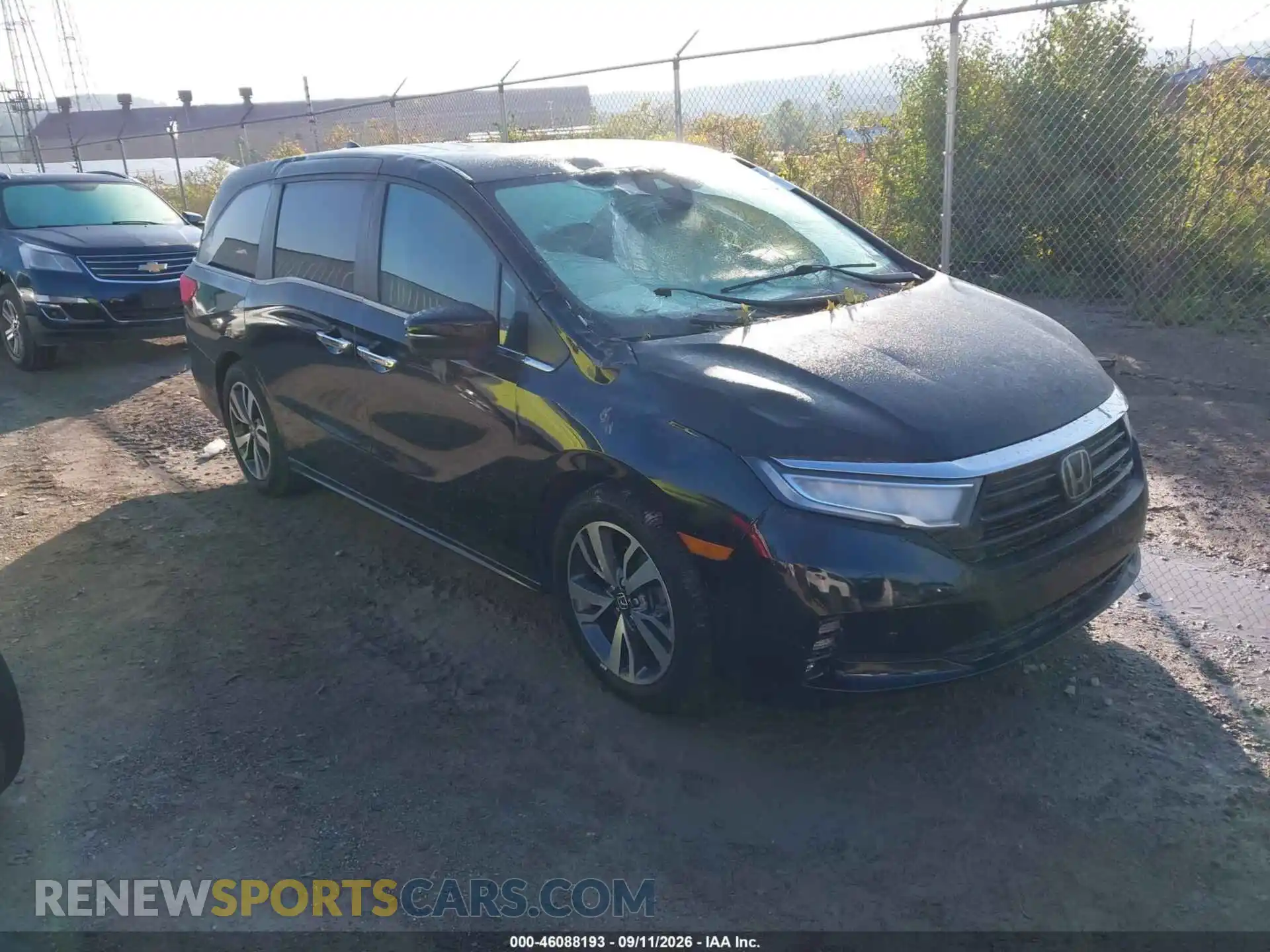 1 fotografías del automóvil dañado 5FNRL6H85NB054852 HONDA ODYSSEY 2022