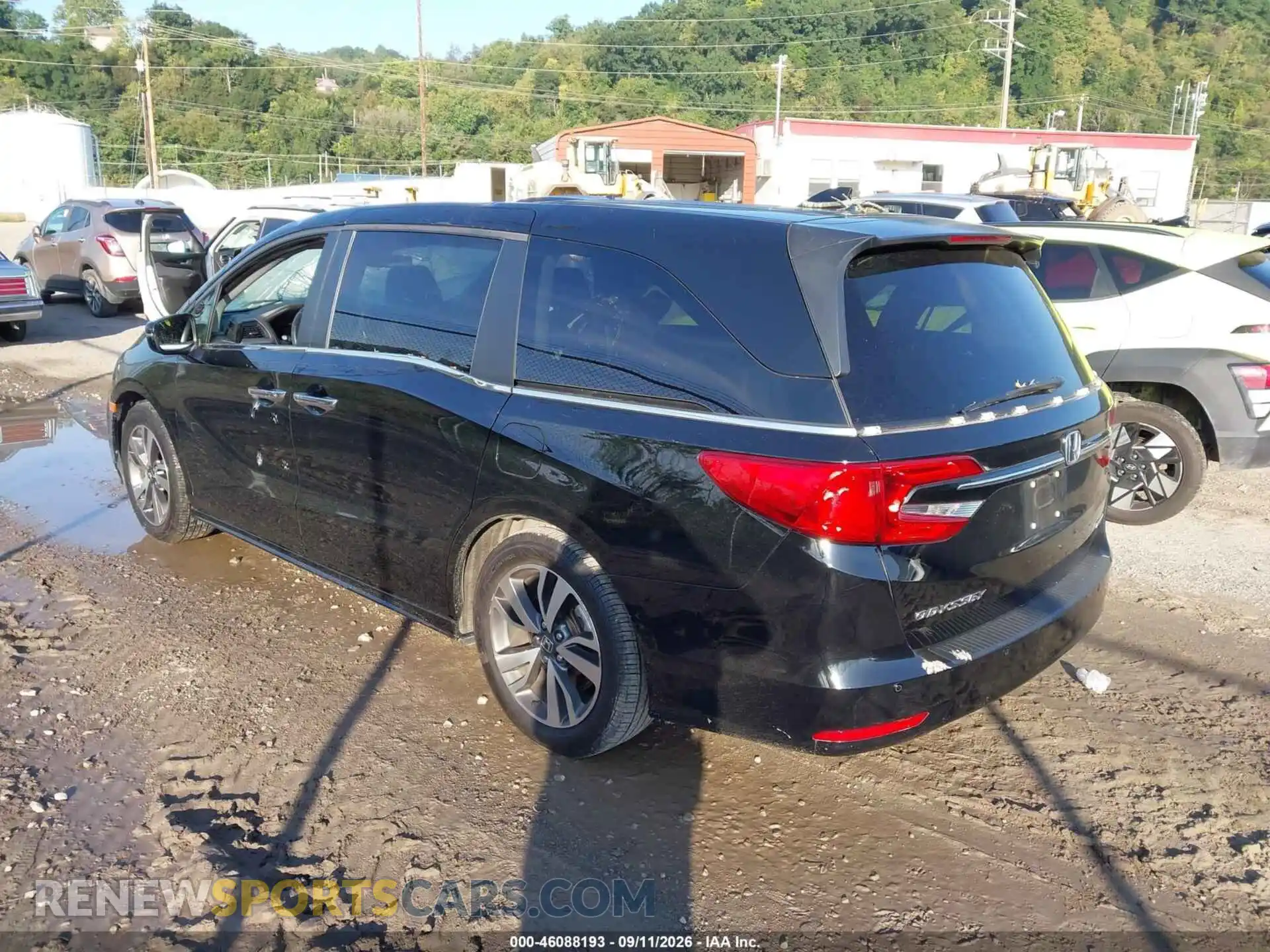 3 fotografías del automóvil dañado 5FNRL6H85NB054852 HONDA ODYSSEY 2022