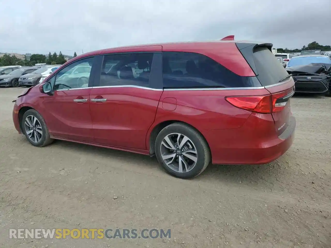 2 Photograph of a damaged car 5FNRL6H85NB067178 HONDA ODYSSEY 2022