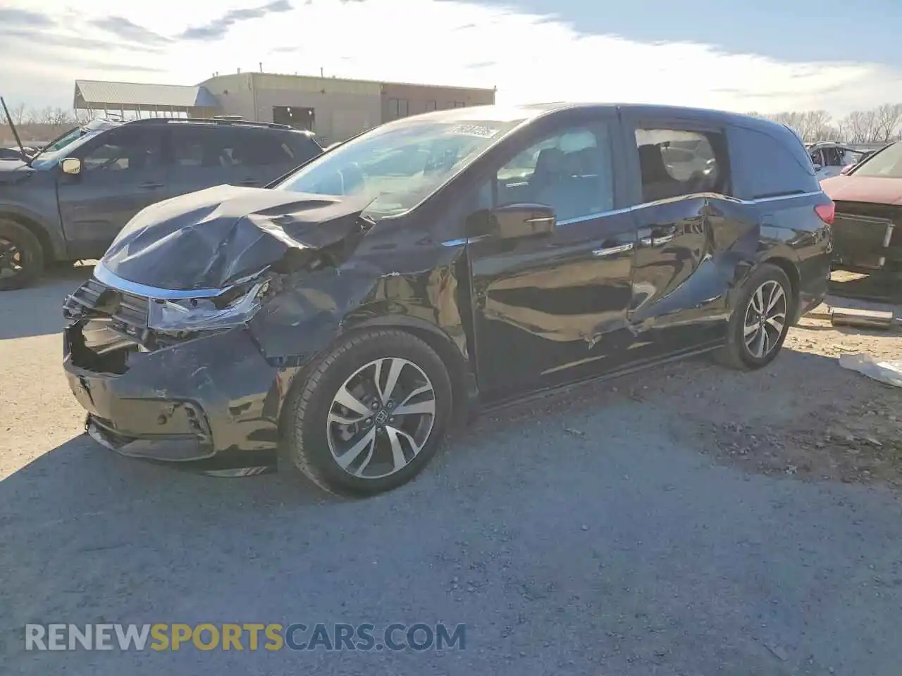 1 fotografías del automóvil dañado 5FNRL6H86NB042922 HONDA ODYSSEY 2022