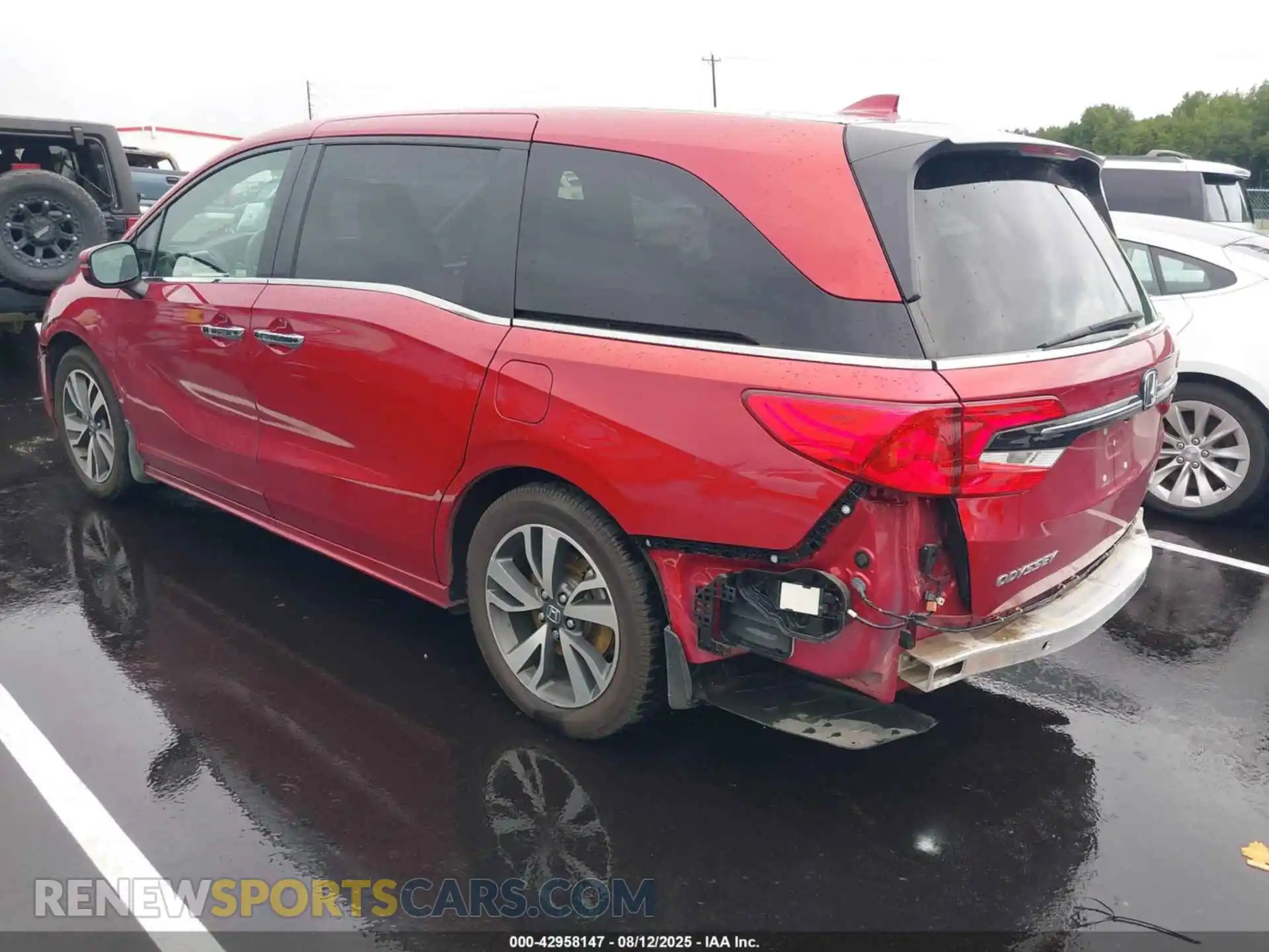 3 Photograph of a damaged car 5FNRL6H86NB044296 HONDA ODYSSEY 2022