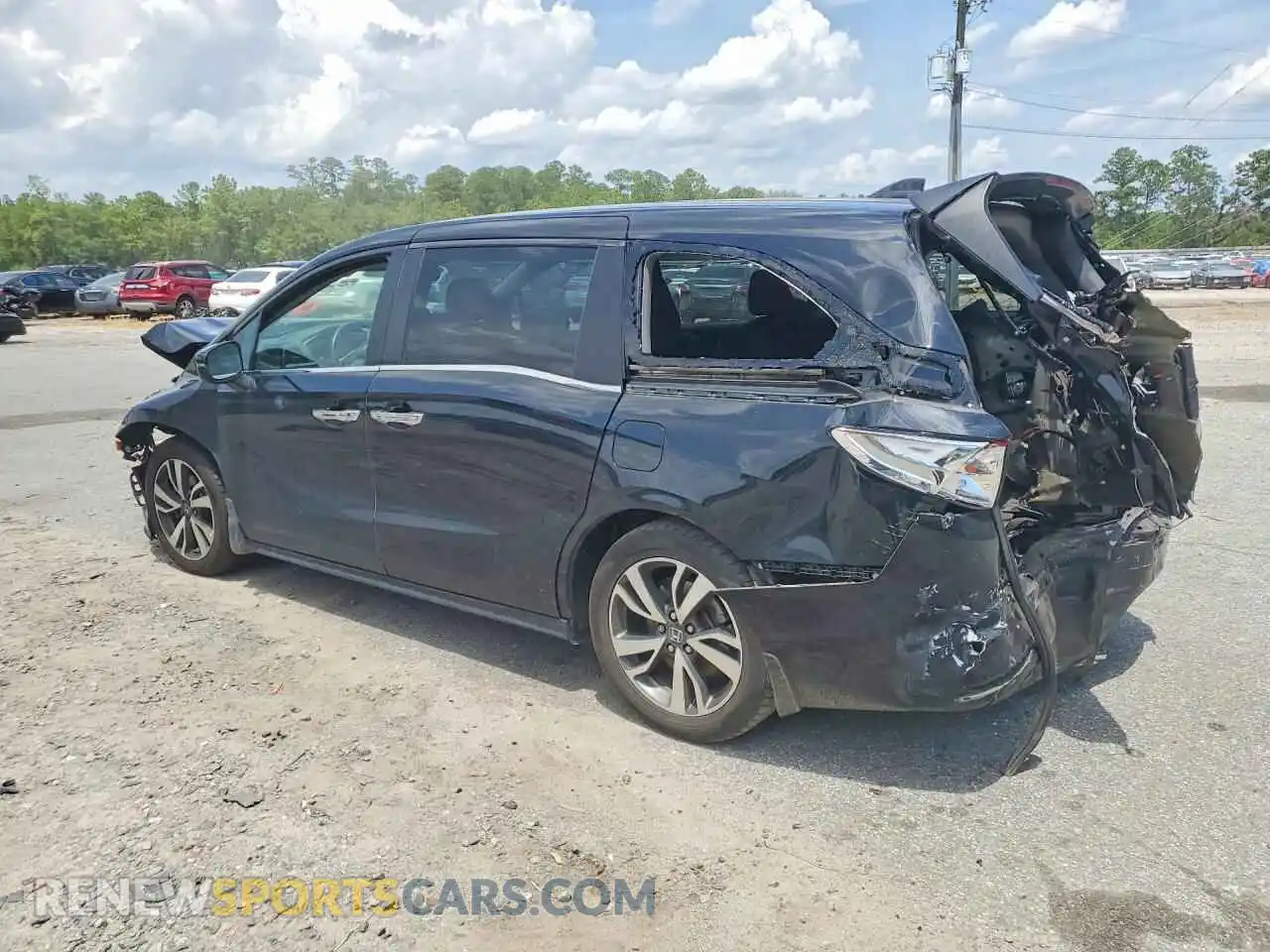 2 Фотография поврежденного автомобиля 5FNRL6H87NB015860 HONDA ODYSSEY 2022
