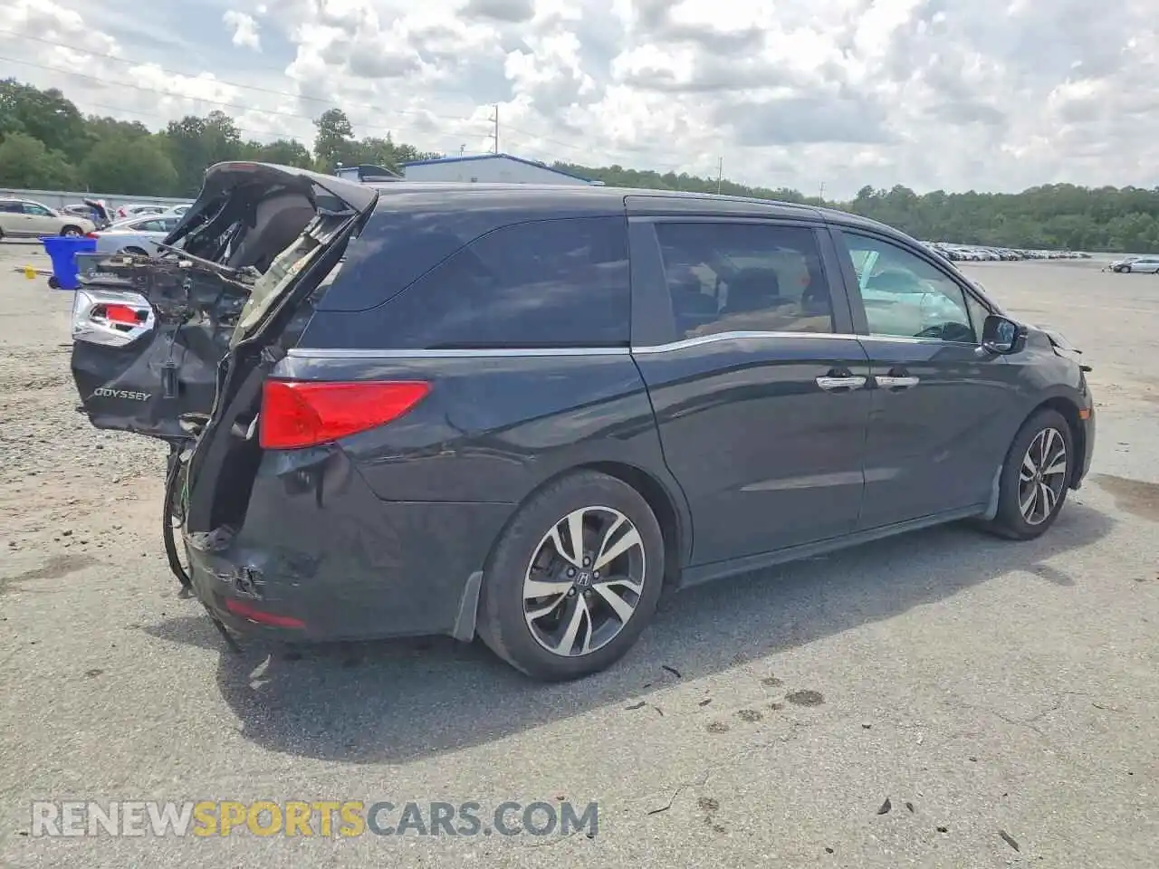 3 Фотография поврежденного автомобиля 5FNRL6H87NB015860 HONDA ODYSSEY 2022