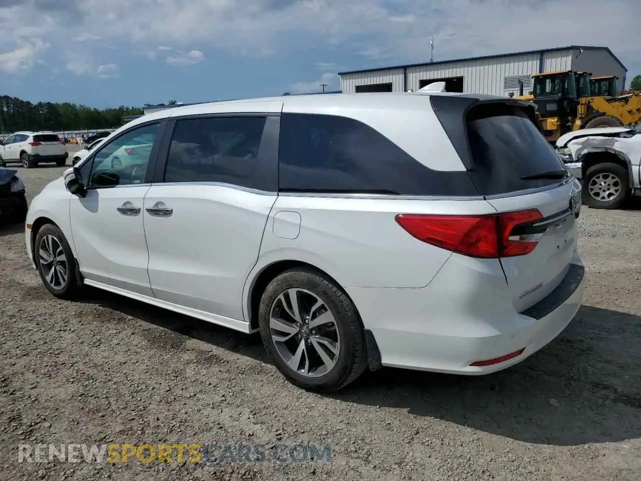 2 fotografías del automóvil dañado 5FNRL6H87NB040726 HONDA ODYSSEY 2022