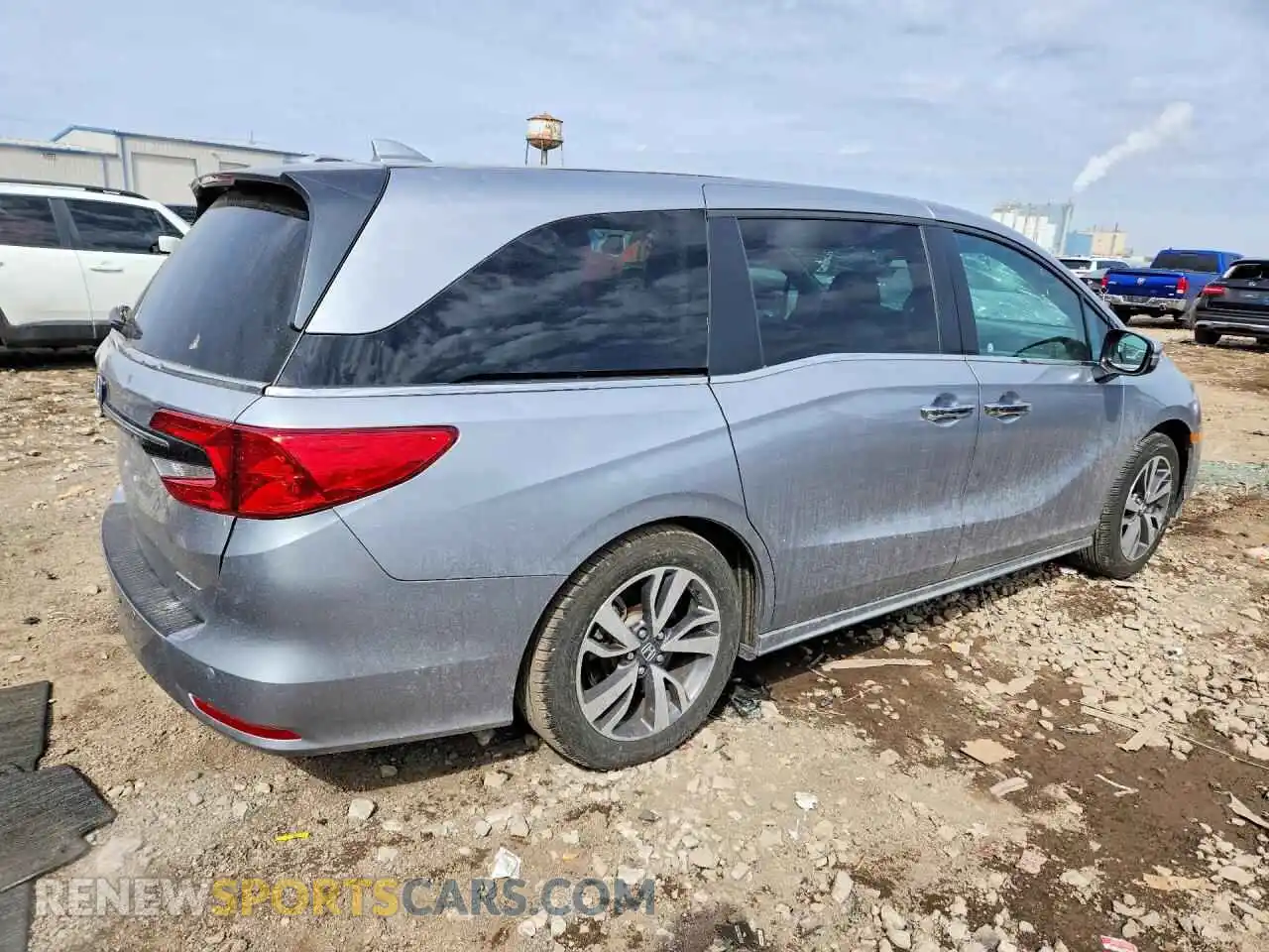 3 Photograph of a damaged car 5FNRL6H87NB053704 HONDA ODYSSEY 2022